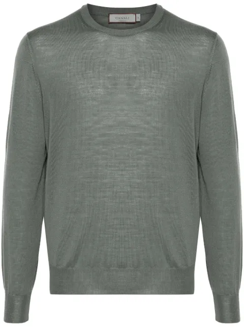 Canali fine-knit sweater