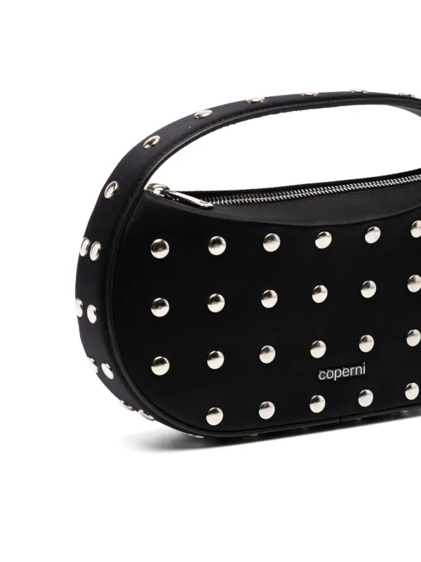 Coperni Studded Small Sound Swipe Bag | Black | FARFETCH CA