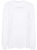 GANNI Future heavy cotton T-shirt - White