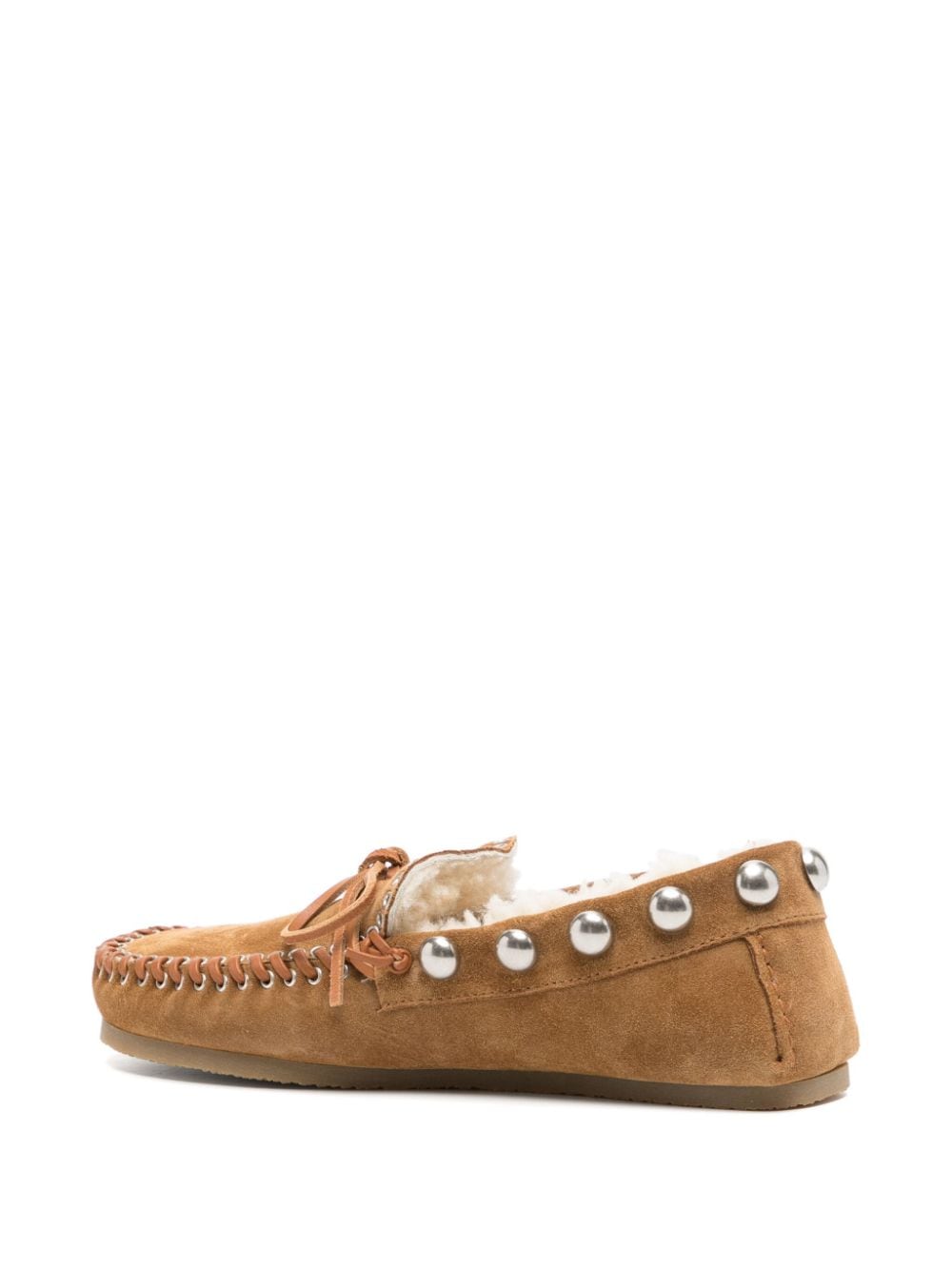 Shop Marant Etoile Fitza Loafer In 褐色