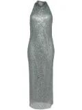 Rebecca Vallance Nixie Halter gown - Blue