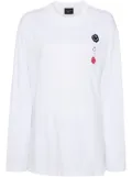 Joshua Sanders smiley-motif long-sleeved t-shirt - White