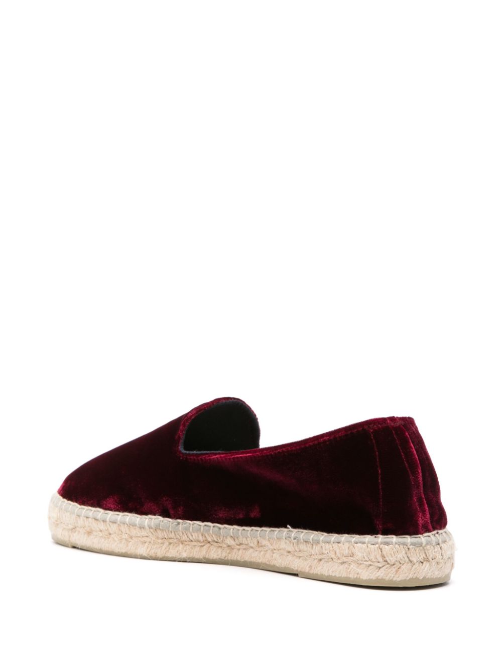 Manebi Fluwelen espadrilles Rood