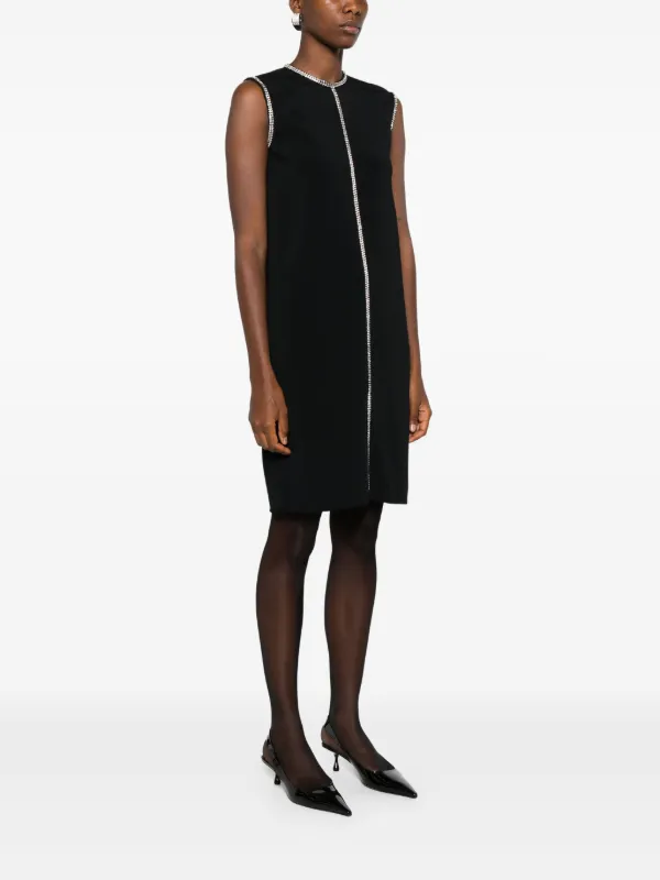 国内発送/送料関税込【SPORTMAX】GRAZIA KNITTED DRESS Sportmax crystal-embellished Mini Dress | Black | FARFETCH JO