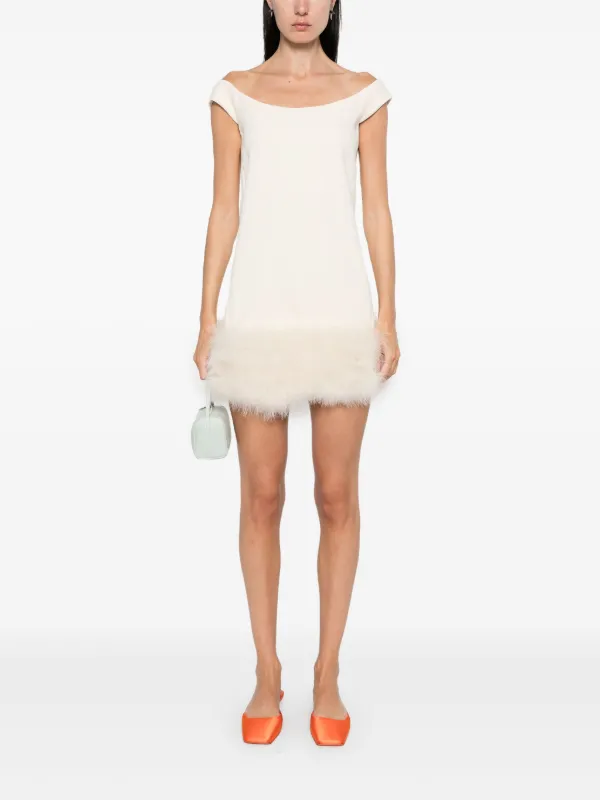 ワンピース BLUMARINE Embellished Mesh Mini Dress Blumarine Mesh Mini Dress Sequin Embellishments In Gold
