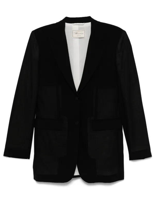 Blumarine シングルジャケット | ブラック | FARFETCH JP