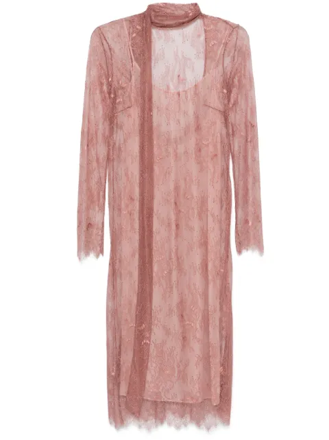 Blumarine chantilly-lace maxi dress
