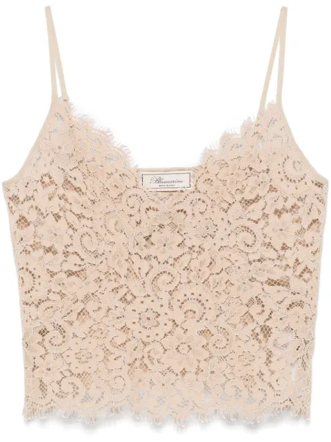 Blumarine corded-lace top