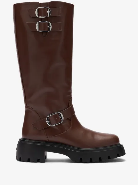 Stuart Weitzman 50mm Emerson Moto boots