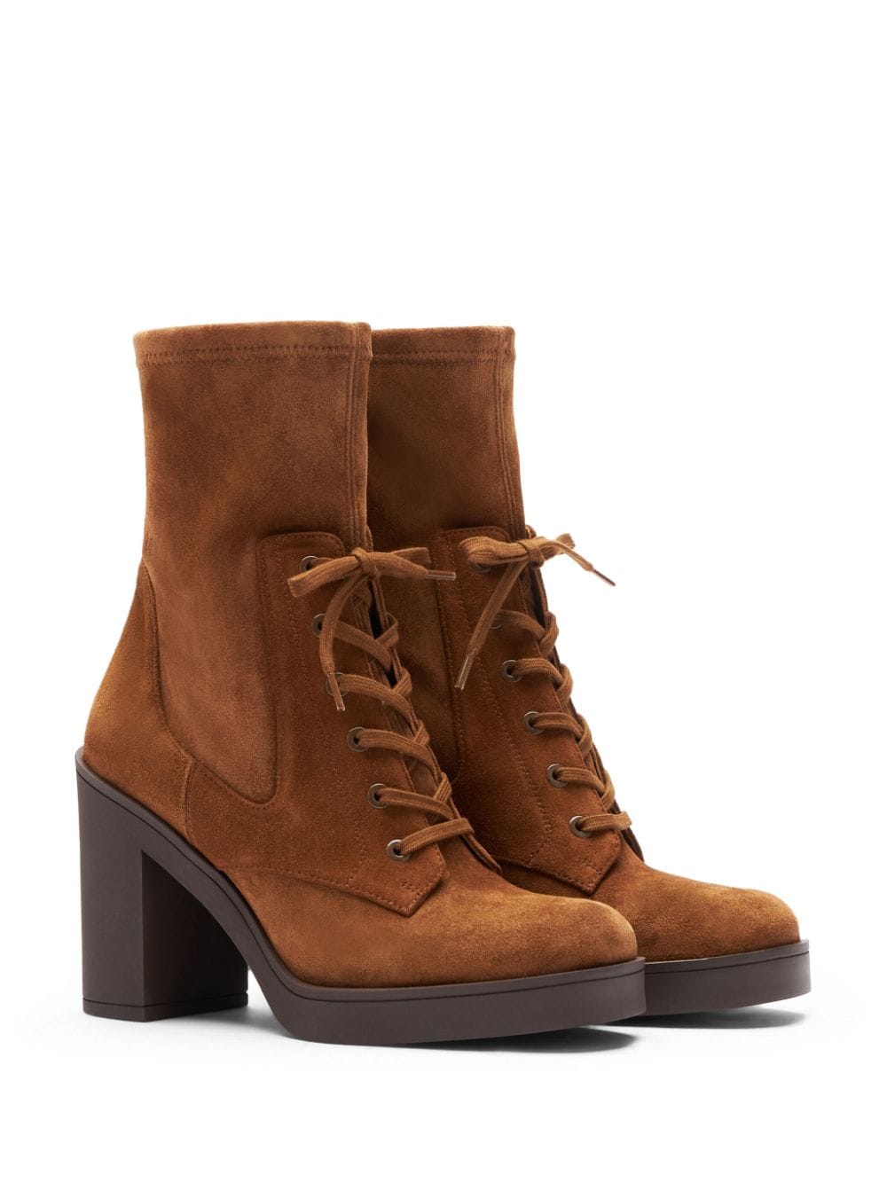 Stuart Weitzman 80mm Everitt boots Brown