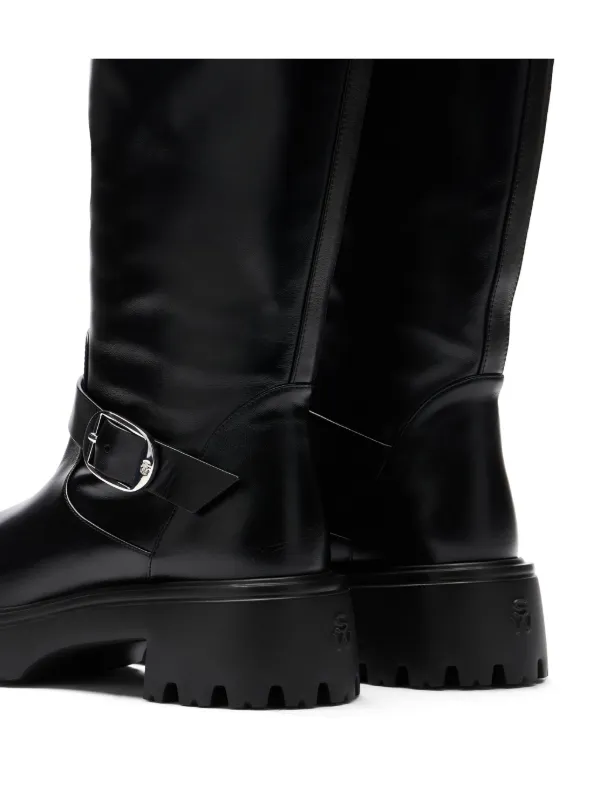 Stuart weitzman motorcycle boots on sale