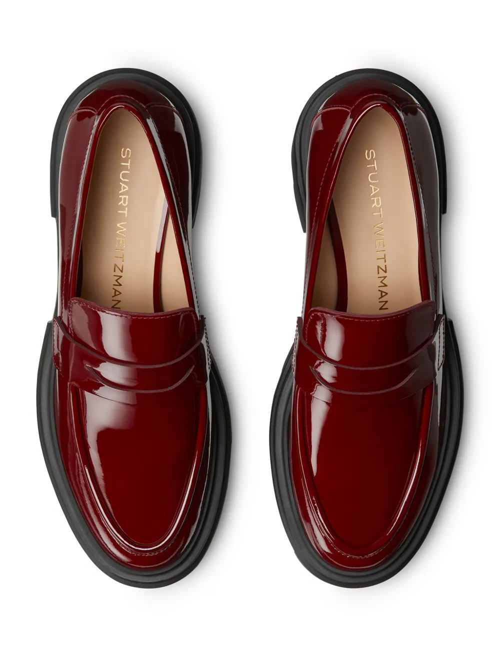 Stuart Weitzman 60mm Soho loafers Red