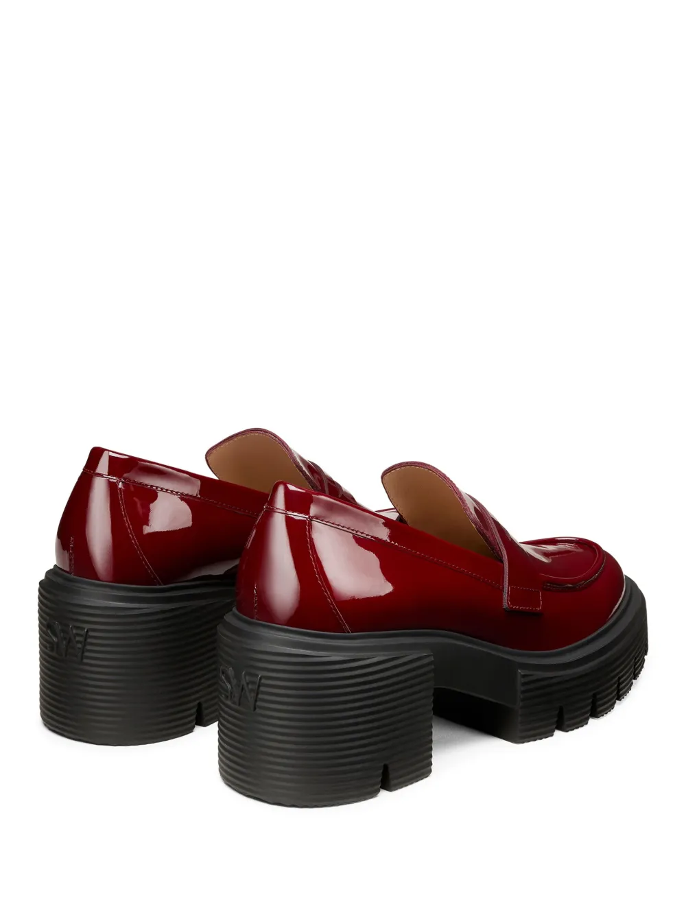 Stuart Weitzman 60mm Soho loafers Red