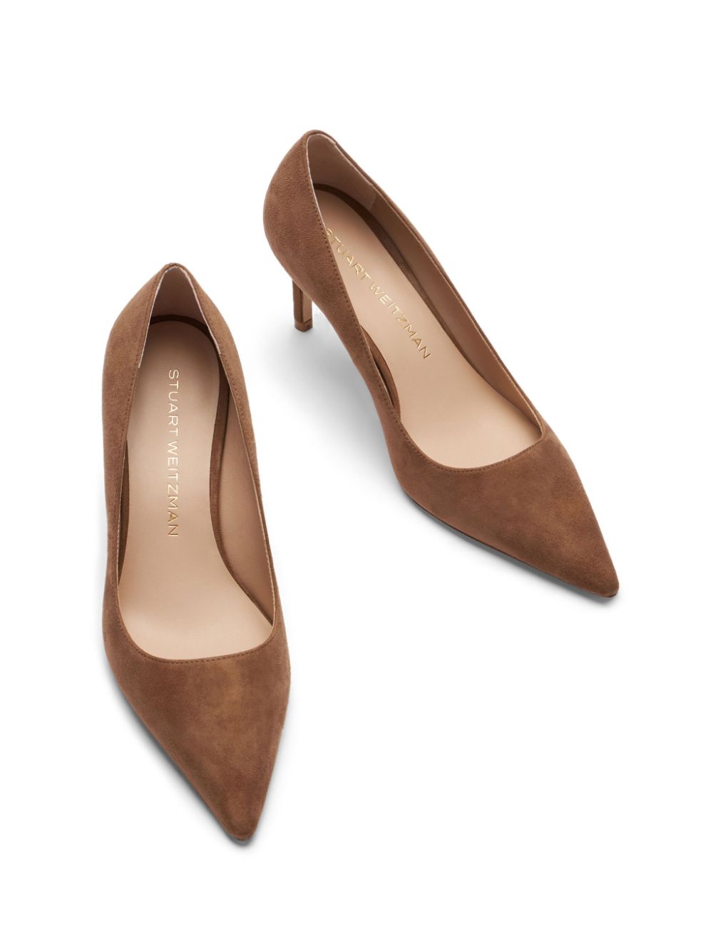 Stuart Weitzman 75 mm Stuart pumps Bruin