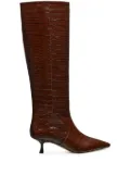 Stuart Weitzman 50mm Naomi boots - Brown