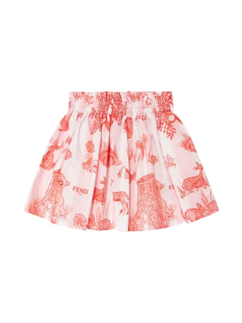 Fendi Kids poplin skirt