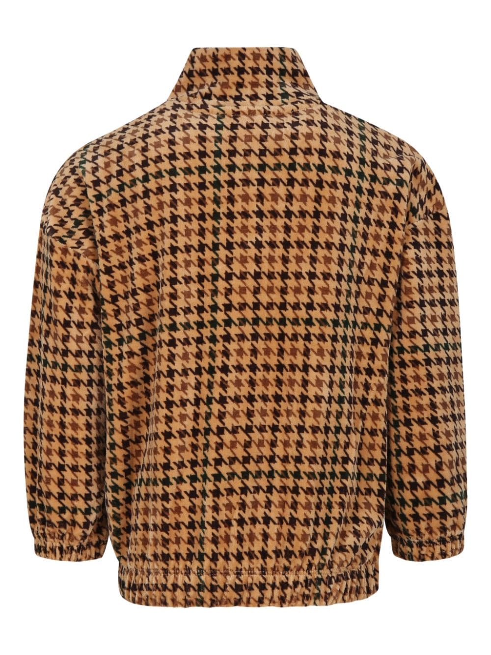 Mini Rodini houndstooth velour sweatshirt - Bruin