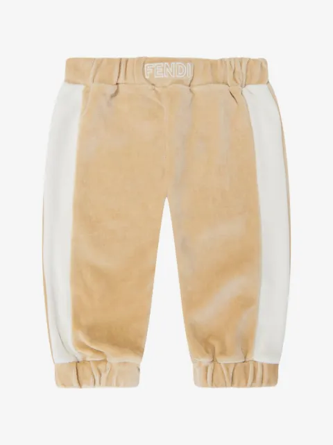 Fendi Kids pantalones de chenilla