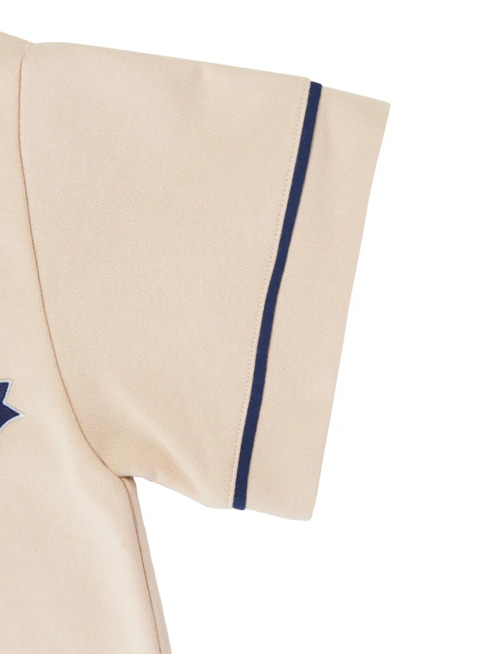 Fendi Kids T-shirt met geborduurd logo Beige