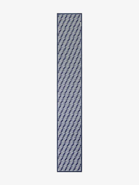 Fendi Kids jacquard reversible scarf