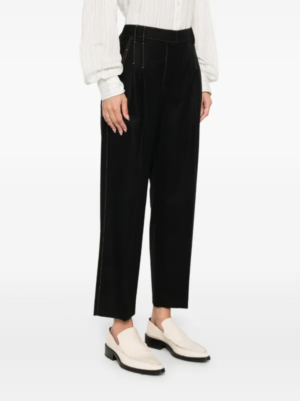 【送料&関税込】Brunello Cucinelli Cropped Trousers Brunello Cucinelli Silk Pull-On Cropped Pants | Neiman Marcus