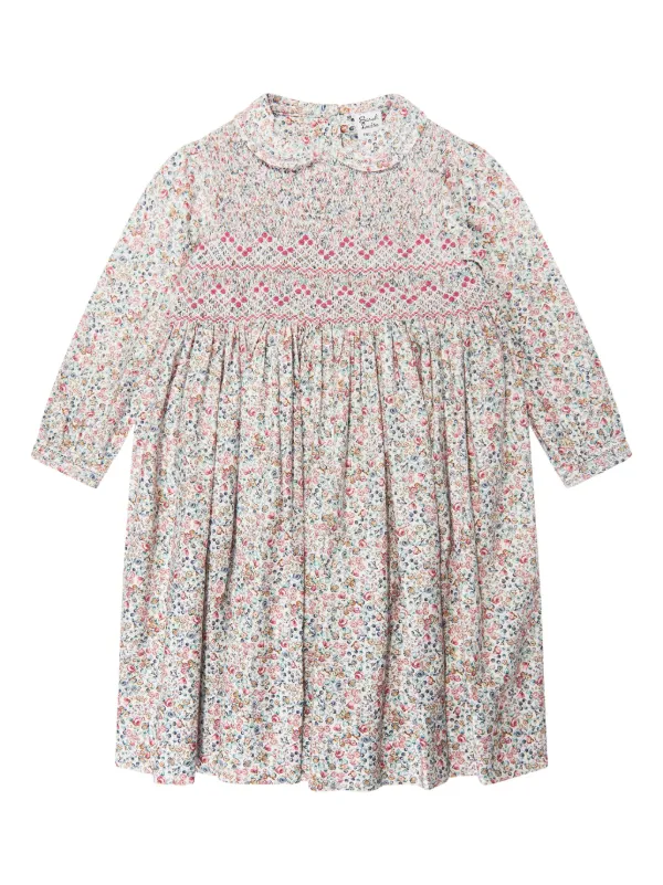Sarah Louise Vestido Con Estampado Floral Azul FARFETCH AR