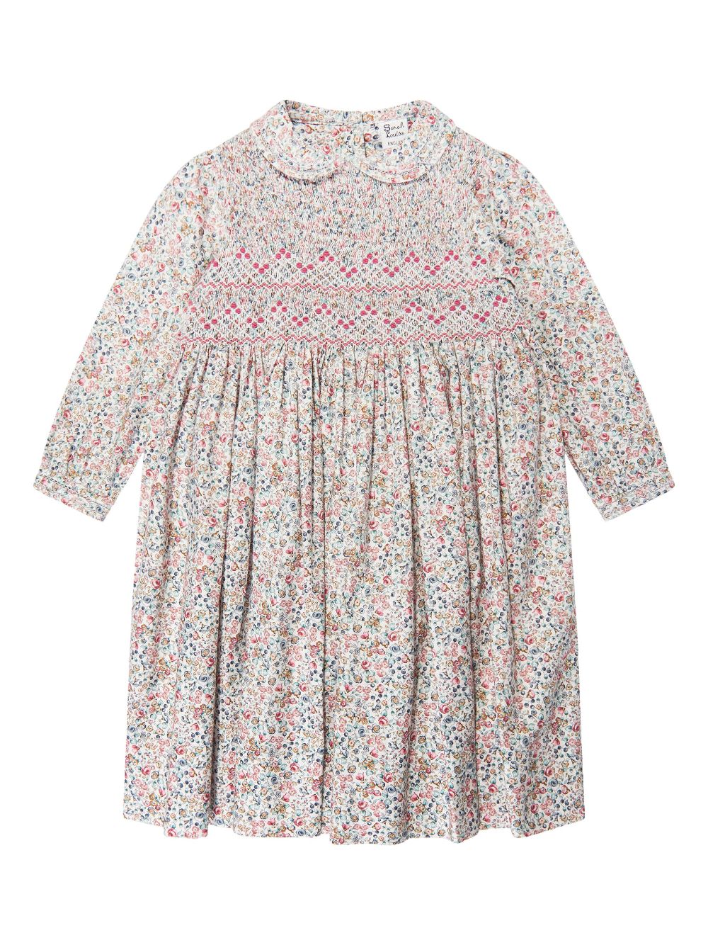 Sarah Louise floral-print dress - Blue