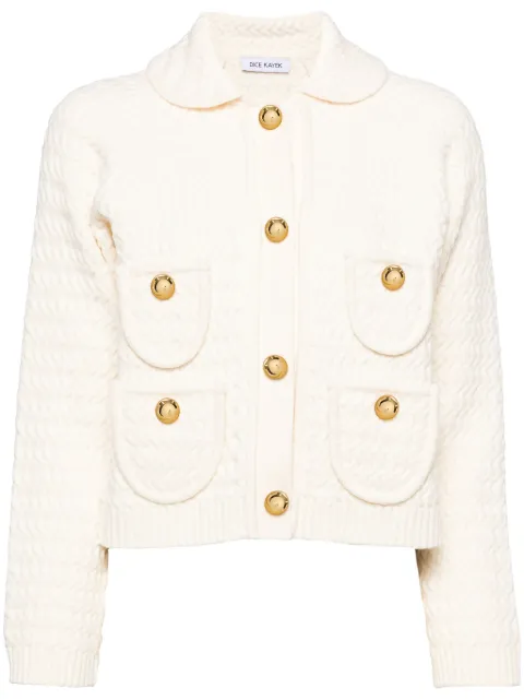 Dice Kayek chunky-knit cardigan
