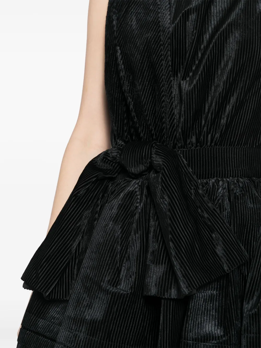 SHUSHU TONG Jurk met strikdetail Zwart