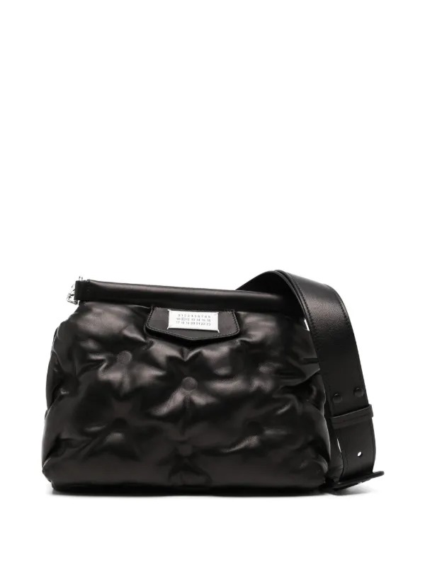 Maison Margiela Glam slam leather Shoulder bag ブラック Maison Margiela - BLACK MEDIUM GLAM SLAM BAG – LE LABO STORE