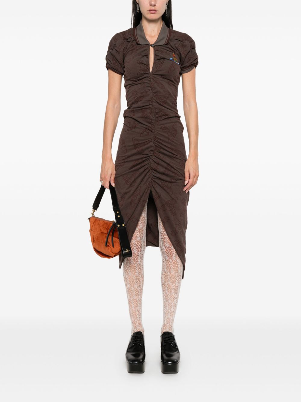 Vivienne Westwood Pulling midi dress - Bruin