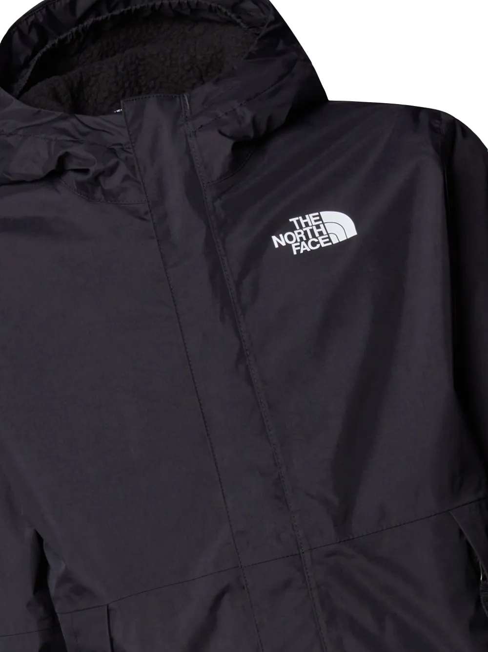 The North Face Kids Warm Antora Rain Jacket In Black