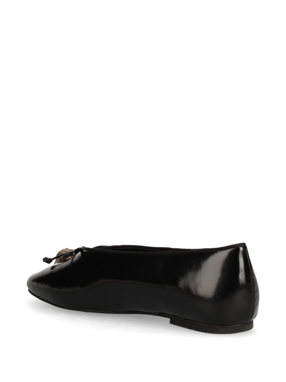 Shop Kurt Geiger Sloane Ballerina Shoes In Schwarz