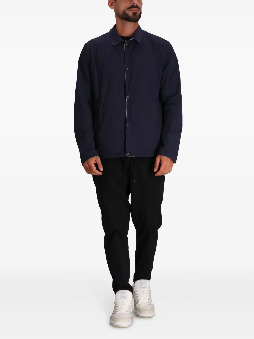 Herno Omkeerbaar shirtjack Blauw