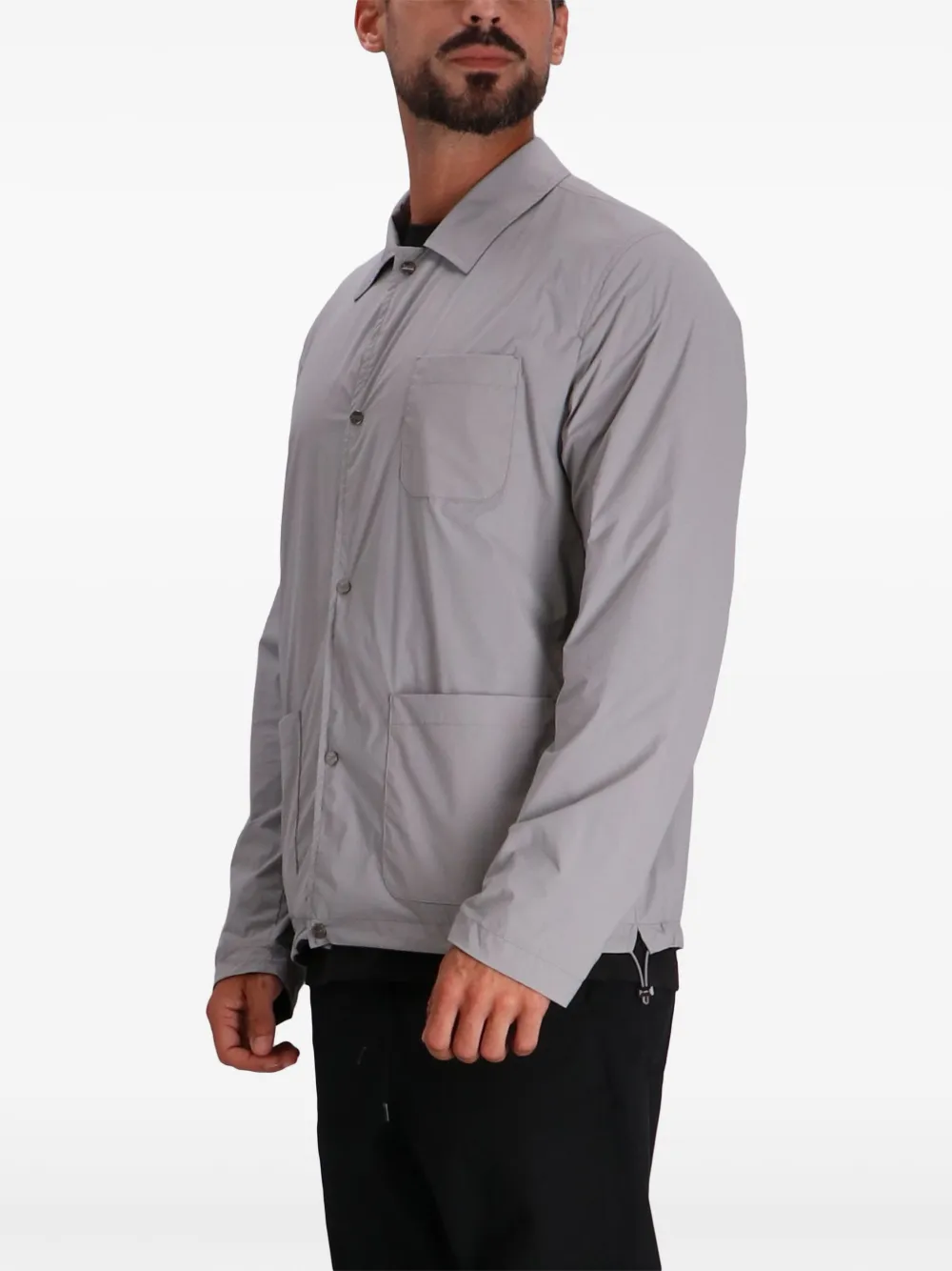 Herno Omkeerbaar shirtjack Blauw