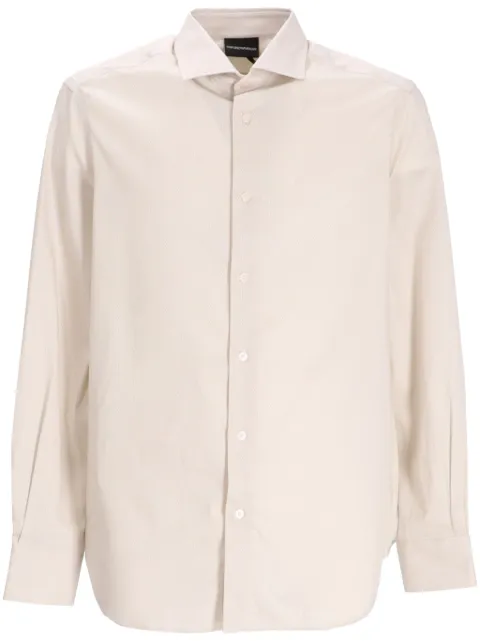 Emporio Armani long-sleeved cotton shirt