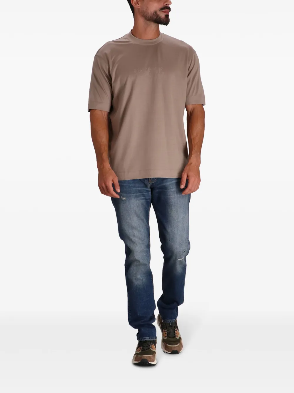 Emporio Armani J06 slim-fit jeans - Blauw