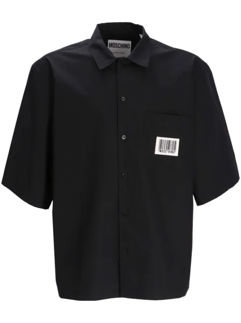 Moschino Barcode poplin shirt