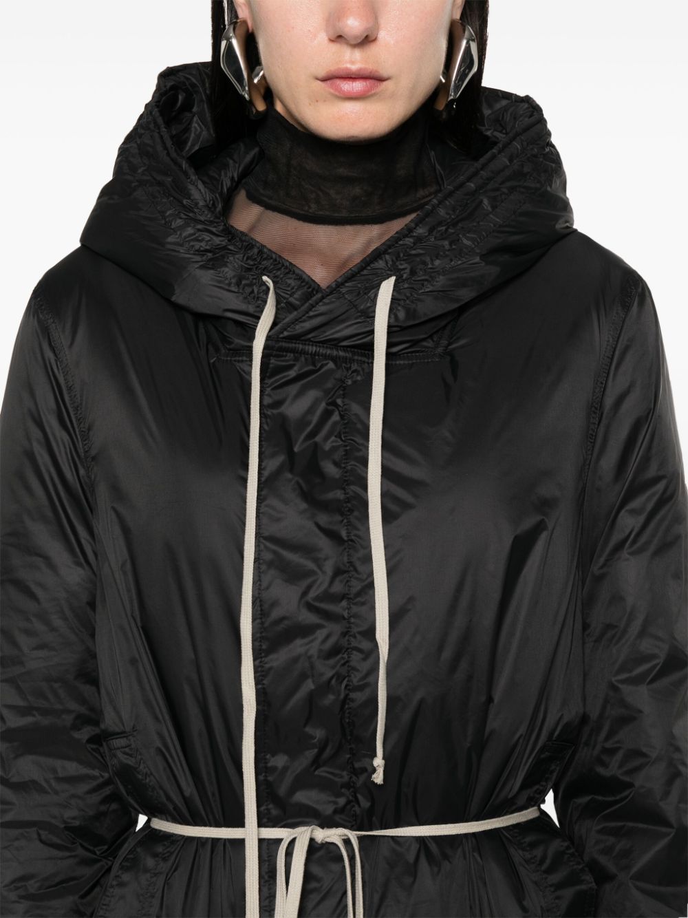 Shop Rick Owens Drkshdw Fishtail Parka In Black