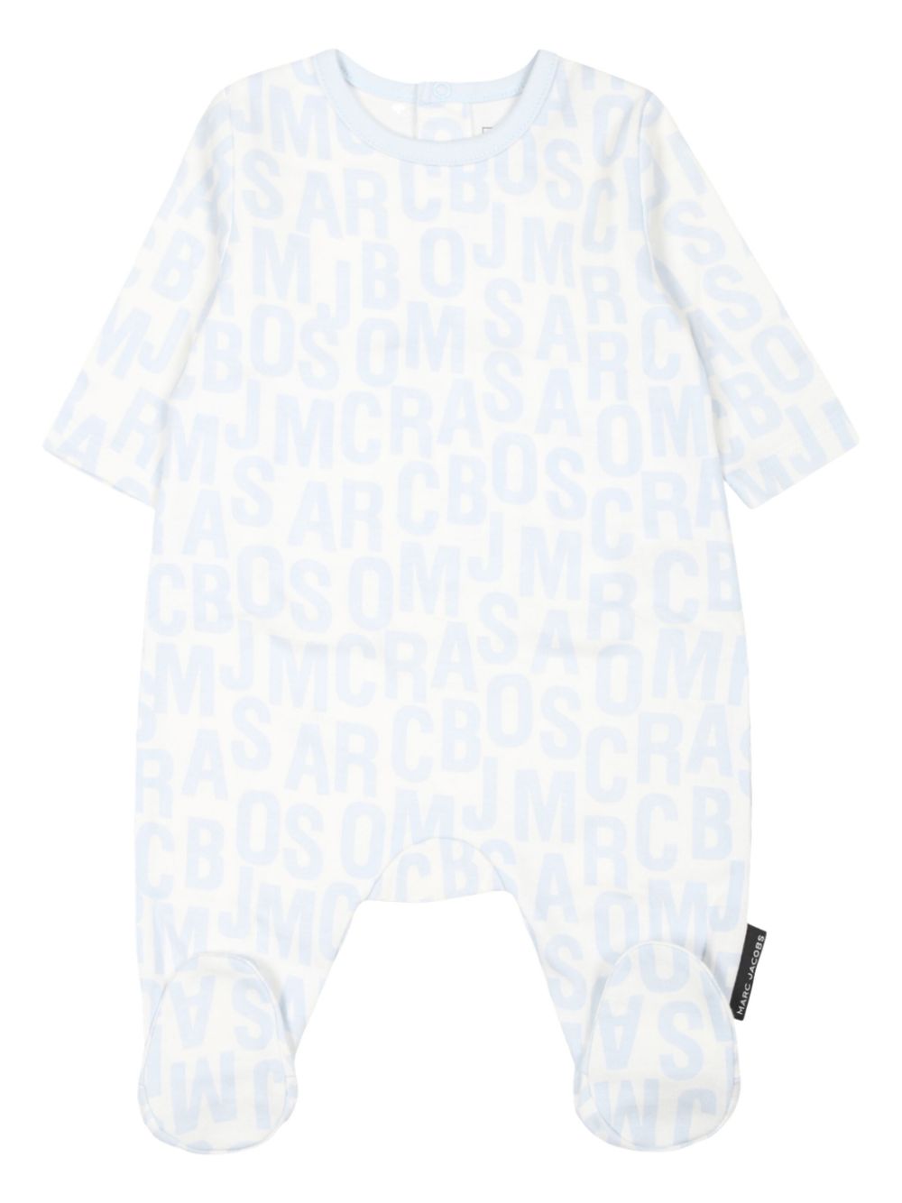 Marc Jacobs Kids logo-print babygrow set - Wit