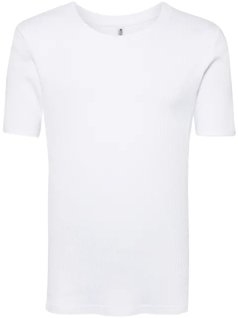 Moschino t-shirt nervuré à bande logo