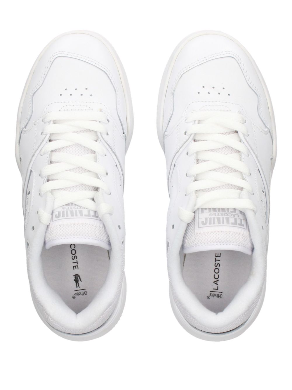 Lacoste Lineshot leren sneakers Wit