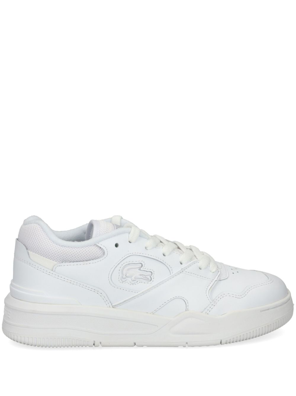 Lacoste Lineshot leren sneakers Wit