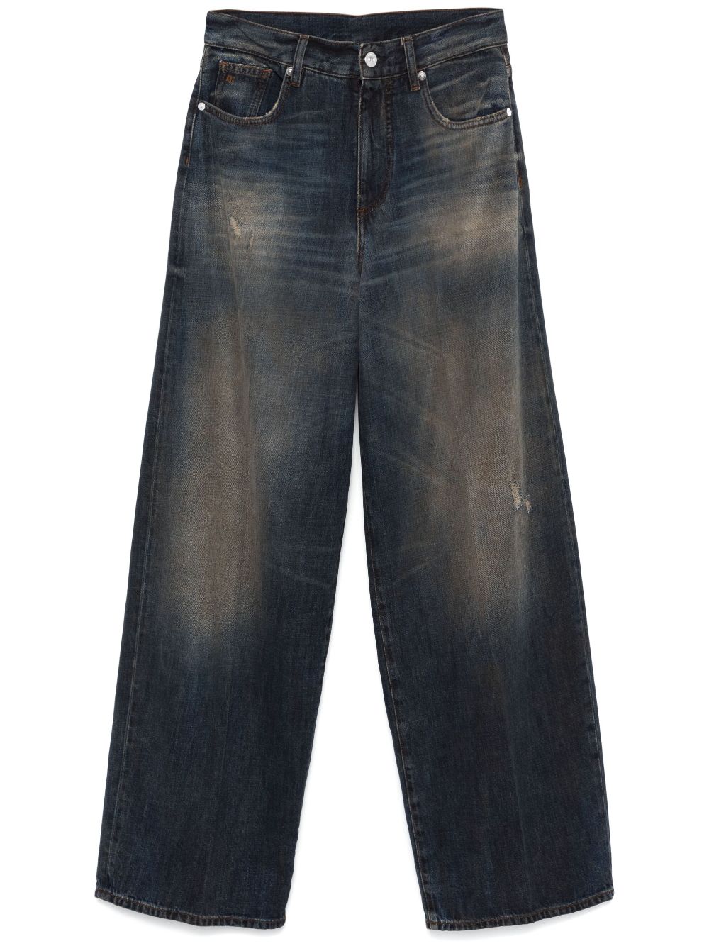 Shop Nine In The Morning Boyfriend Jeans In Blue