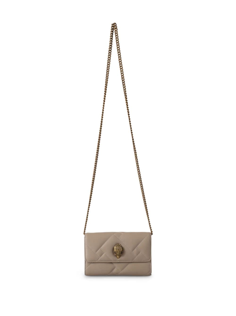 Shop Kurt Geiger Puff Satchel In Neutrals