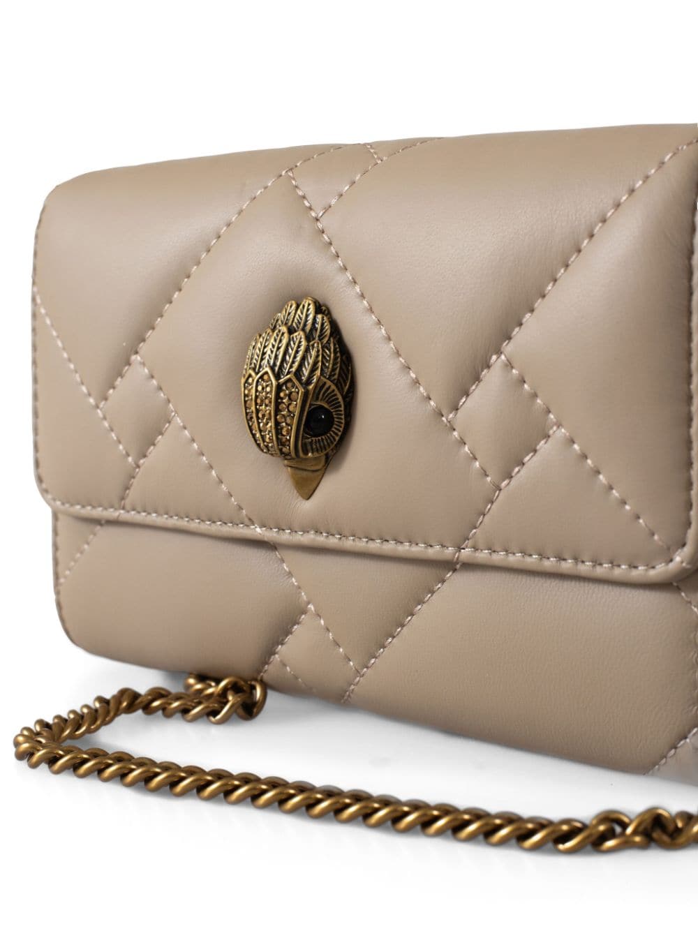 Shop Kurt Geiger Puff Satchel In Neutrals