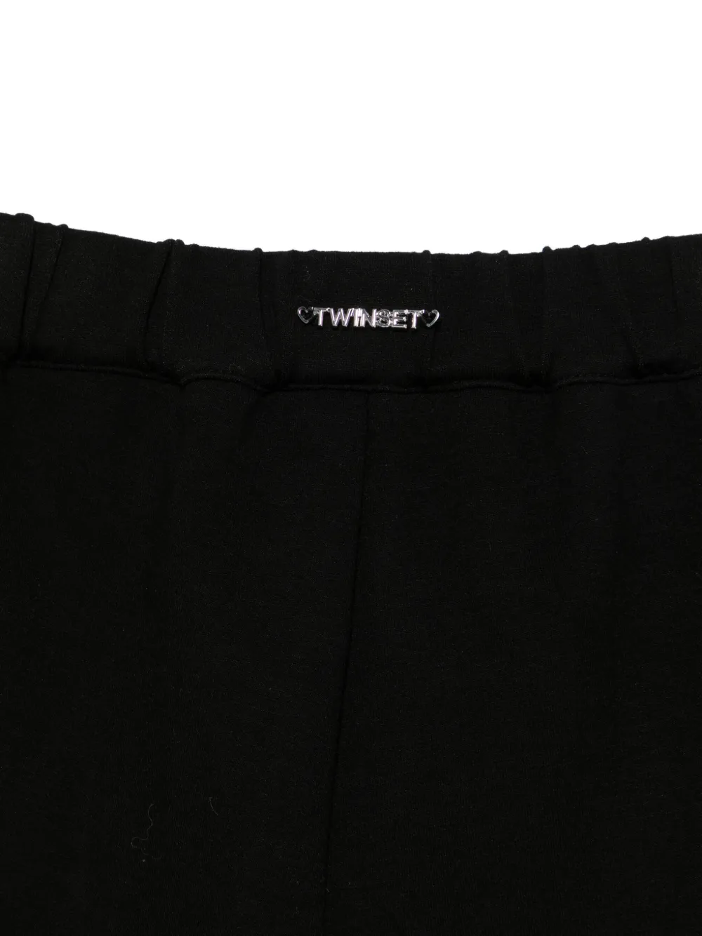TWINSET Kids Legging van imitatieleer Zwart