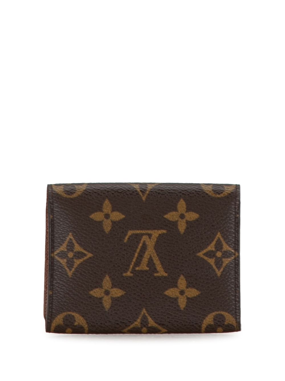 Louis Vuitton Pre-Owned 2004 Enveloppe Carte De Visite pasjeshouder met monogram - Bruin