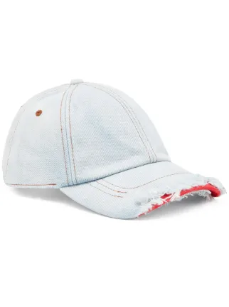 DIESEL】ロゴ ダメージ デニムキャップ（送料込み） (DIESEL/キャップ) 103573834【BUYMA】