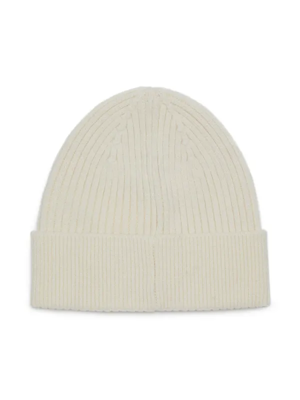 Diesel logo-patch Beanie | White | FARFETCH